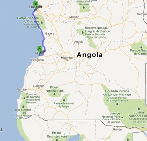 Lobito to Luanda