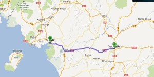 Yaounde to Douala